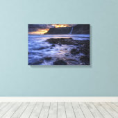 Talisker Bay Isle of Skye Canvas Afdruk (Insitu (Houten vloer))
