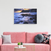 Talisker Bay Isle of Skye Canvas Afdruk (Insitu (Woonkamer))
