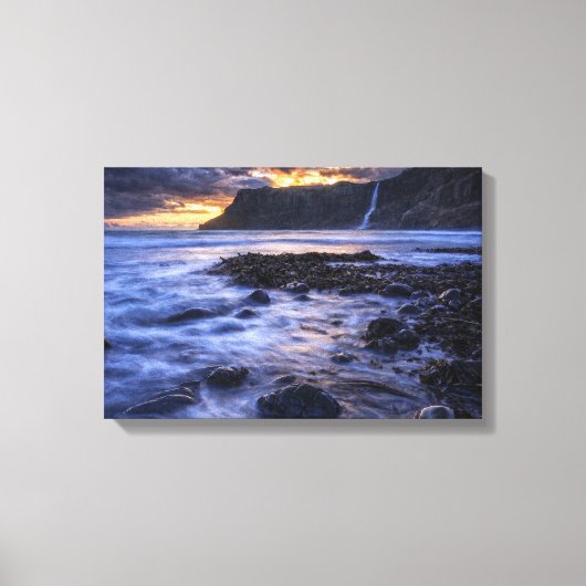 Talisker Bay Isle of Skye Canvas Afdruk (Voorkant)
