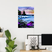 Talisker Bay Skye Poster (Thuiskantoor)