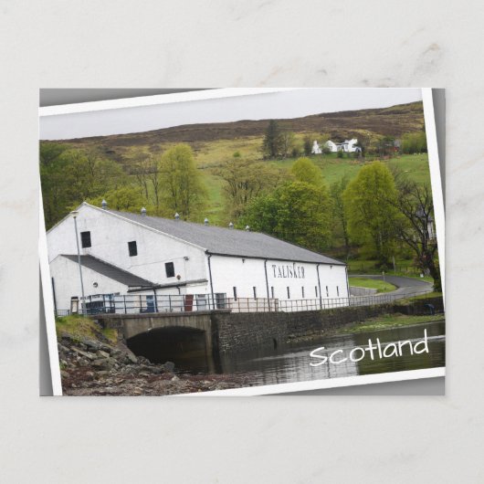 Talisker whisky destilery on Skye, Schotland Briefkaart (Voorkant)
