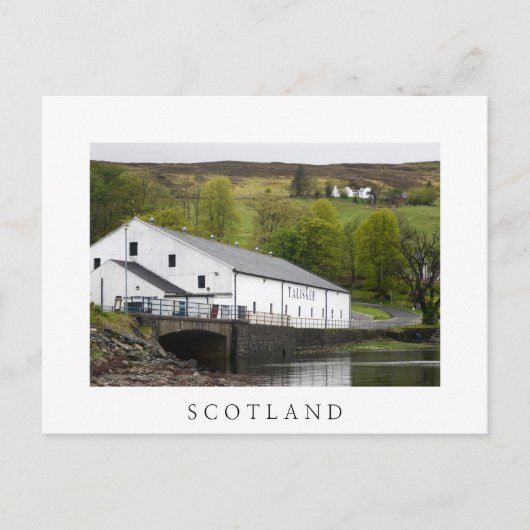 Talisker whisky destilery on Skye, Schotland Briefkaart (Voorkant)