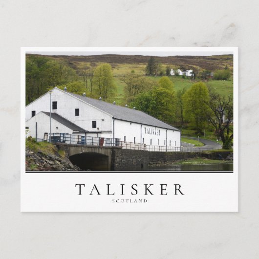 Talisker whisky destilery on Skye, Schotland Briefkaart (Voorkant)
