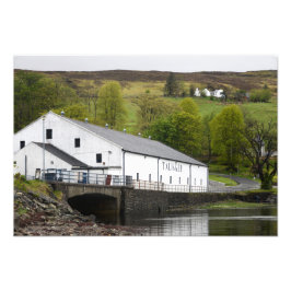 Talisker whisky destilery on Skye, Schotland Foto Afdruk
