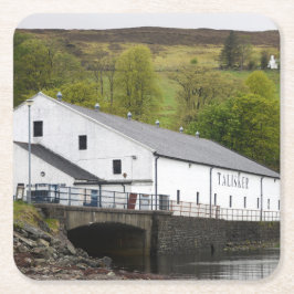 Talisker whisky destilery on Skye, Schotland Kartonnen Onderzetters