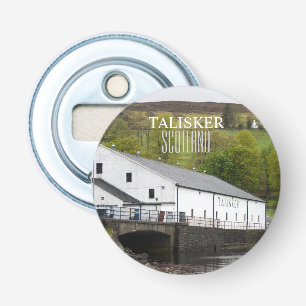 Talisker whisky stokerij op Skye, Schotland Button Flesopener