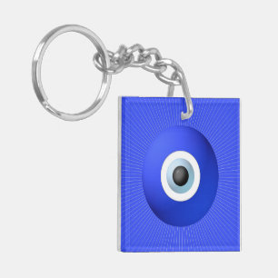 Talismaan ter bescherming tegen het boze oog sleutelhanger