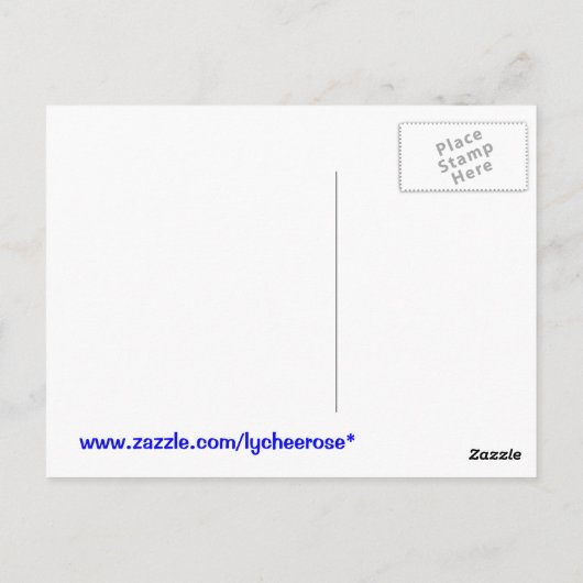 Talisman briefkaart (Achterkant)