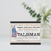 Talisman Clipper schip zeilen 1855 Briefkaart (Staand voorkant)