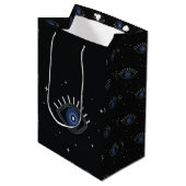 Talisman etnisch blauwhelm medium cadeauzakje (Voorkant Gekanteld)