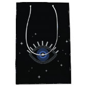 Talisman etnisch blauwhelm medium cadeauzakje (Voorkant)