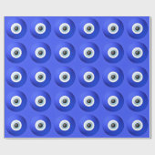 Talisman om te beschermen tegen boze ogen cadeaupapier (Vlak)