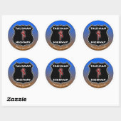 Talisman Snelweg RuneQueen Ronde Sticker (Vel)