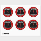 Talisman Snelweg RuneQueen Ronde Sticker (Vel)
