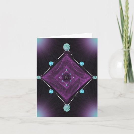 Talisman voor Healing Notecard Kaart (Voorkant)