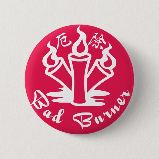 talisman voorwerp ronde button 5,7 cm (Voorkant)