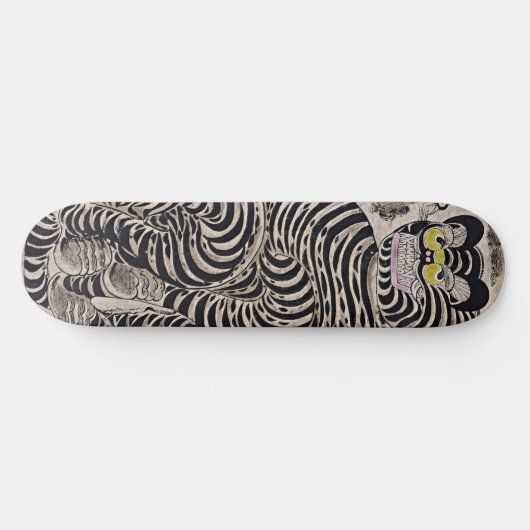 Talismanic Tiger  Japans Skateboard Art (Horizontaal)