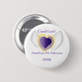 Talismanische Button februari (Voorkant /achterkant)