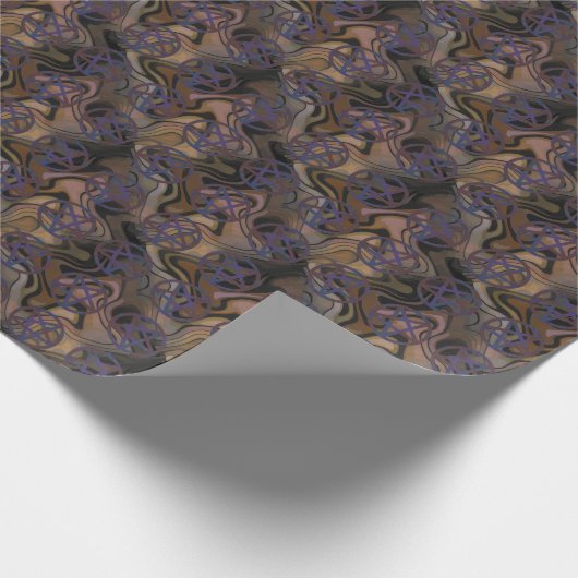 Talismanische Elementen van Ether Cadeaupapier (Hoek)