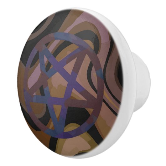 Talismanische Elementen van Ether Keramische Knop (Rechts)