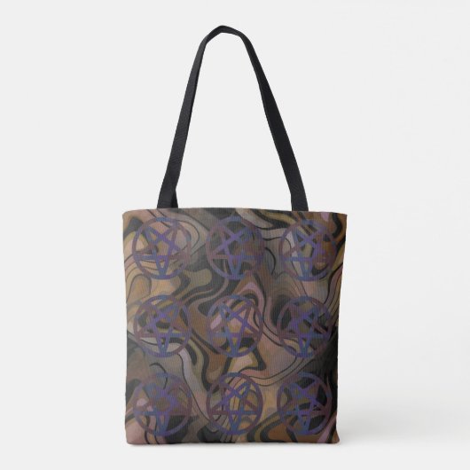 Talismanische Elementen van Ether Tote Bag (Achterkant)