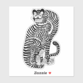  talismanische tijger sticker