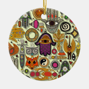 talismannen honingdauw keramisch ornament