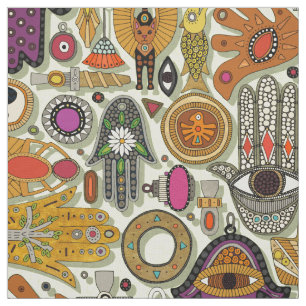 TALISMANS honeydew Fabric Stof