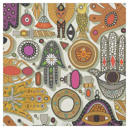 TALISMANS honeydew Fabric Stof (Swatch)