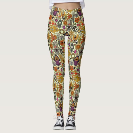 TALISMANS honeydew leggings (Voorkant)