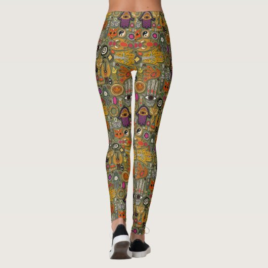 TALISMANS moss leggings (Achterkant)