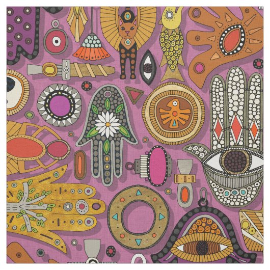 TALISMANS peony Fabric Stof (Swatch)