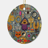 talismans slate keramisch ornament (Links)