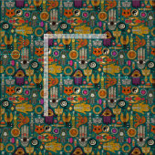 TALISMANS viridian green Stof (Delen)