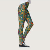 TALISMANS viridian groene leggings (Rechts)