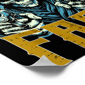 Talk Behind Your Back Fart Skeleton Funny Saying M Poster (Hoek)