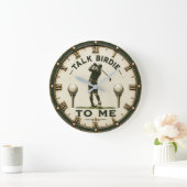 Talk Birdie to Me Golf Grote Klok (Huis)