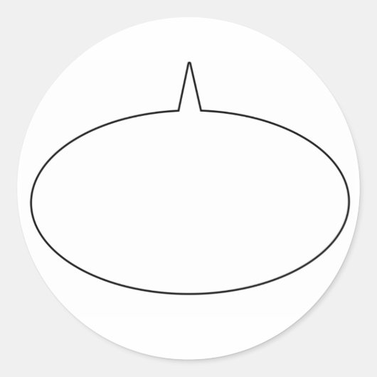 Talk Bubble Sticker (Voorkant)