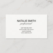 Talk Bubble Visitekaartje (Achterkant)