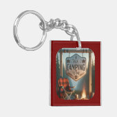 Talk Camping to Me – Keychain Adventure Gear (Voorkant Links)