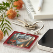 Talk Camping to Me – Keychain Adventure Gear (Voorkant Rechts)