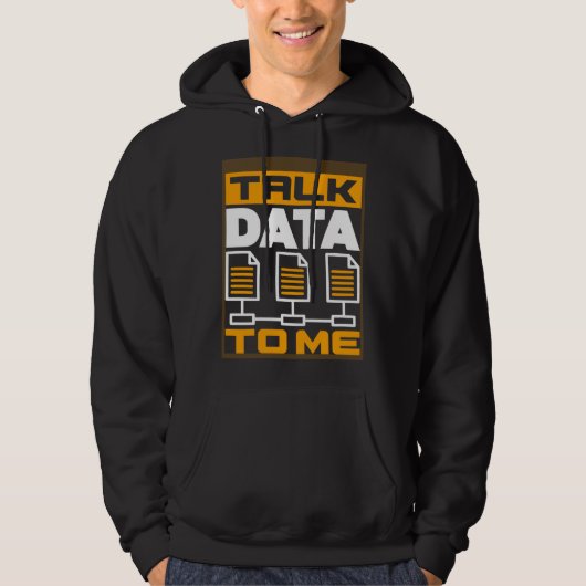 Talk Data To Me Network Admin Hoodie (Voorkant)