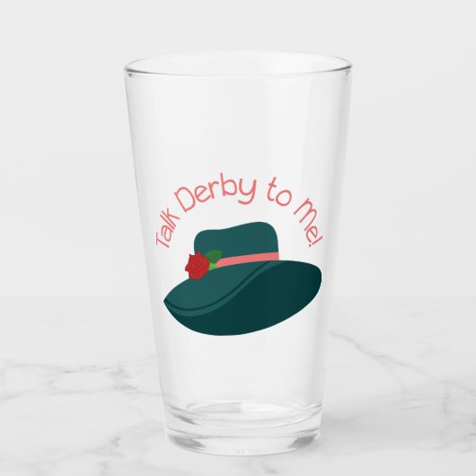 Talk Derby Glas (Voorkant)