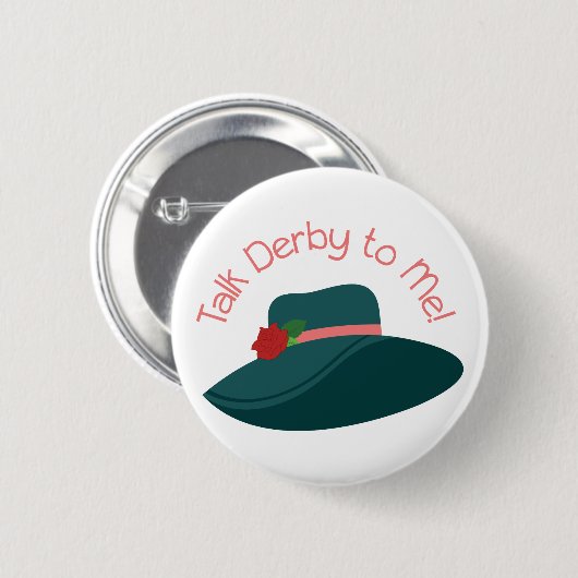 Talk Derby Ronde Button 5,7 Cm (Voorkant /achterkant)
