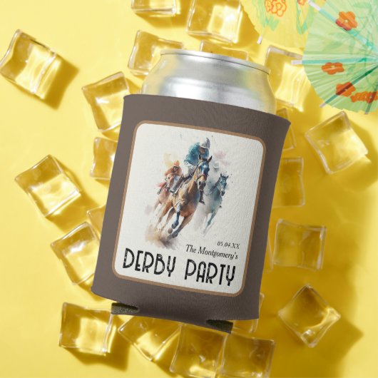 Talk Derby to Me Racehorse Brown Blikjeskoeler (Insitu Zomer)