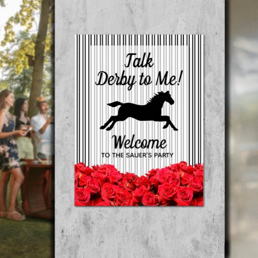 Talk Derby to Me Renpaard Welkom Poster