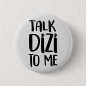 Talk Dizi Bold Grey Button (Voorkant)