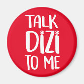 Talk Dizi Bold Red Magnet (Voorkant)