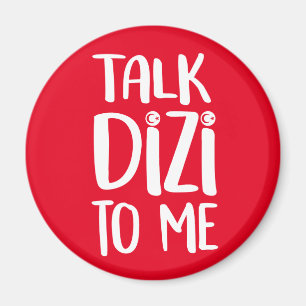 Talk Dizi Bold Red Magnet