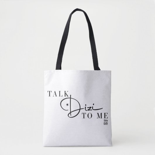 Talk Dizi Script White Tas (Voorkant)